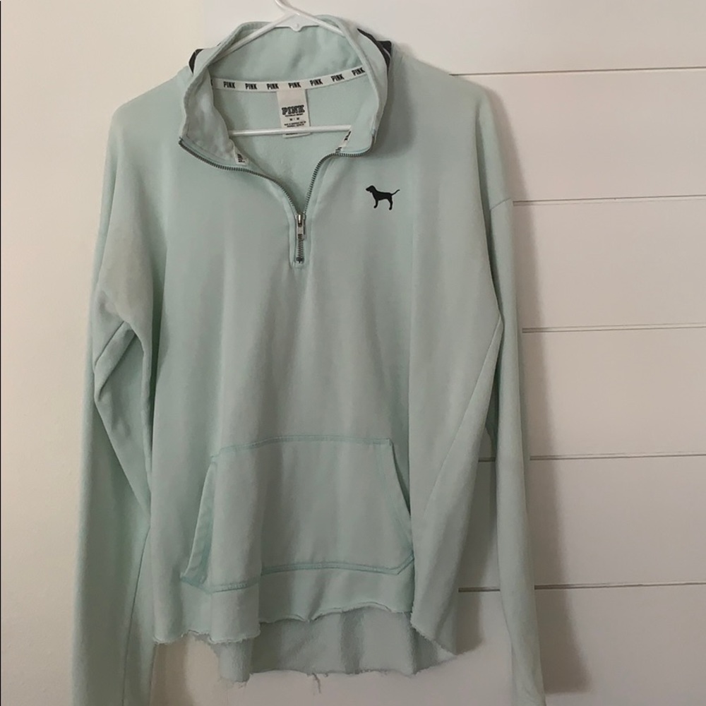 light blue PINK sweatshirt !